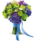 Luxe Lavender and Green Bouquet from Olney's Flowers of Rome in Rome, NY